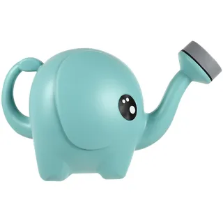 1L Plastikgießkanne Kleine Garten Gießkanne Kinder Cartoon Elefant Gießkanne Gartengießkanne für Indoor Outdoor Bewässerung Gartenpflanzen Blumen Pflanzen - Blau