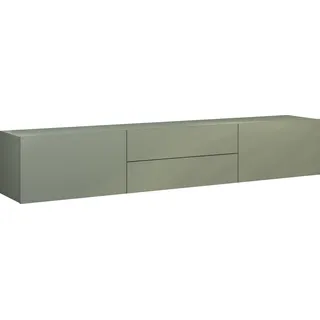 borchardt Möbel Sophia Lowboard 200 cm Grün MDF/Spanplatte/Melamin/Holzwerkstoff