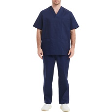 MISEMIYA - Unisex-Schrubb-Set - Medizinische Uniform mit Oberteil und Hose ref.8178 - XX-Large, Marineblau 21