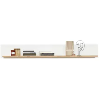 Wohn-Concept Wandboard 160 x 24 x 22 cm Weiß/Eiche