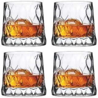 Pasabahce Leafy Old Fashioned Whiskyglas 0,3 l 4er-Set