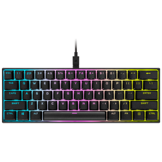 Bild K65 RGB MINI 60% Layout, MX SPEED RGB Silver, USB, DE (CH-9194014-DE)