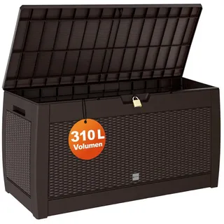 CASARIA Gartenbox 310 L 119 x 48 cm Grau