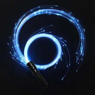 LED-Faseroptik-Stab, wiederaufladbar, Steuerung per App, für Tanzflächen, sehr helles Licht, 40 verschiedene Lichteffekte, 360° drehbar, ideal zum Tanzen, für Partys und Lichtshows