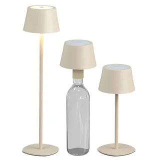 NORTHPOINT Flaschenleuchte Beige
