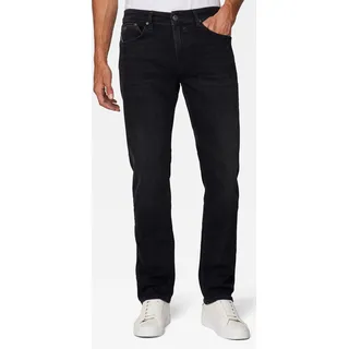 mavi Jeans Straight Denim 5-Pocket-Style Stretch Größe: 27W / 38L - Schwarz