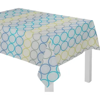 Wirth Tischdecke "ZIRBELLO", blau, grün
