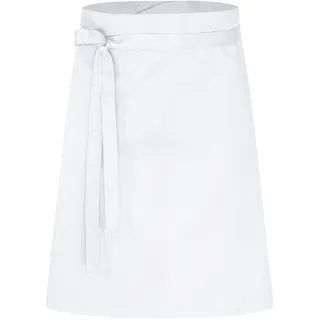 DESERMO 5er Set Premium Vorbinder 60x80cm (LxB) - Hochwertige Profi-Schürze für Frau & Mann - Küchenschürze aus Baumwollmischung - Schürze mit großer Farbauswahl - Stoffgewicht 210g/m2 (Weiß)