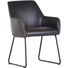 Bild Stylefurniture Stuhl, Eisen, schwarz B56 T62 H80cm