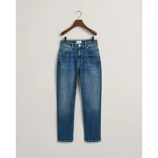 GANT Damen Cropped Slim Jeans - Blau - 26