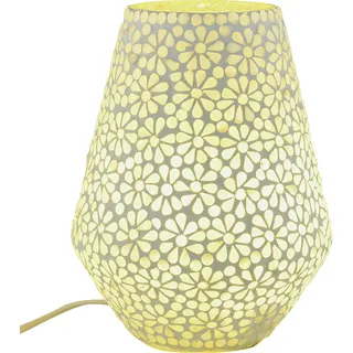 Boho Deko Nachttischlampe Mosaik Glas Leuchte Lampe
