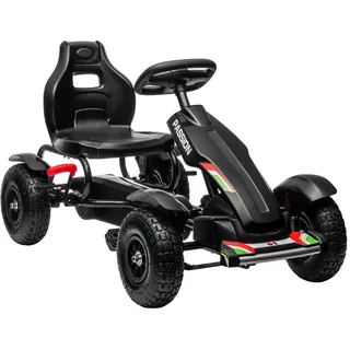 Homcom GoKart Tretfahrzeug Schwarz (58x61x121)