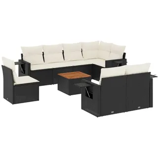 VidaXL 3224656, Cremefarben, Rattan, Stahl, Akazienholz, 110 kg, Erwachsene & Kinder, 550 mm, 550 mm - Beige