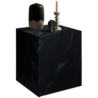 SalesFever Beistelltisch Schwarz MDF 45 x 50 cm