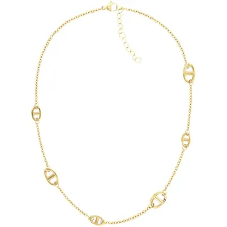 Tommy Hilfiger Jewelry Gliederhalskette für Damen Kollektion aus Edelstahl und Gelbgold-beschichtung - 2781022