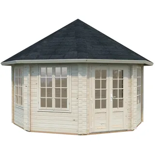 Palmako Hanna 4,21 x 4,21 m transparent/weiß