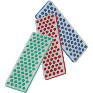 DMT Diamond Whetstone, Diamant Mini-Schleifstein 70mm Set Grob, Fein, Extrafein, Kompakter Wetzstein für Messer und Werkzeuge, Passend für SimpleSharp (2 Stück erforderlich), Made in USA, W7EFC