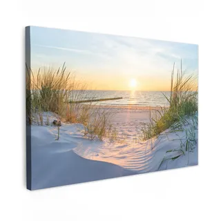 MuchoWow© Wandbilder Klein Mini Wohnzimmer Wanddeko Schlafzimmer Zimmerdeko | 30x20 cm - Fotowand Zimmer Deko Wand Dekoration Wall Art Strandbilder - Stranddeko - Strandbild - Strand und Meer - Maritime