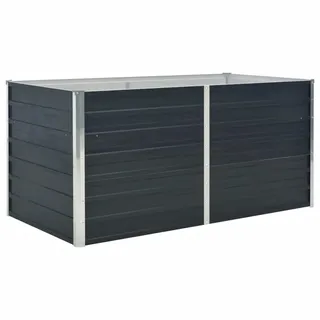 vidaXL Hochbeet 160 x 80 x 77 cm Grau
