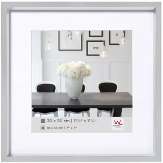 walther design Steel Style Silber 40x40 cm 2er Set