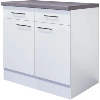 Flex-Well Unterschrank Kopenhagen 80 x 86 x 60 cm Weiß
