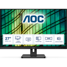 AOC 27E2QAE (1920 x 1080 Pixel, 27"), Monitor, Schwarz