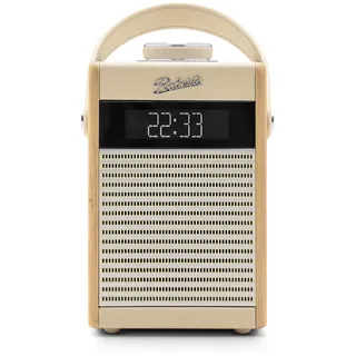 Roberts Rambler Midi Retro-Radiowecker cremefarben
