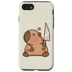 Hülle für iPhone SE (2020) / 7 / 8 Capybara mit Messer