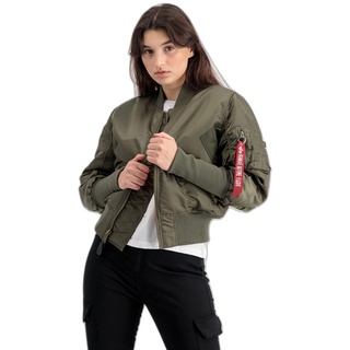 Alpha Industries MA-1 Cyber Wmn Bomberjacke für Damen Mud Olive