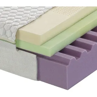 Dieter Knoll Gelschaummatratze , Weiß , Textil , H3 + H4 , 180x200 cm , Austria Gütezeichen, Made in Austria, Oeko-Tex® Standard 100 , Bezug abnehmbar/waschbar, schadstoffgeprüft, alternative Größen erhältlich , Schlafzimmer, Matratzen, Gelmatratzen