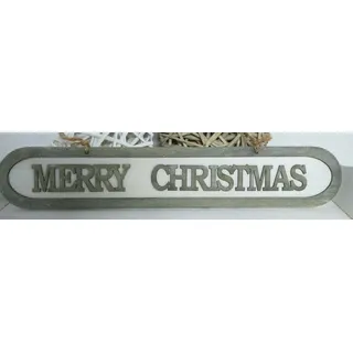 Wandschild Türschild Shabby Chic Landhausstil "Merry Christmas" Vintage Cottage