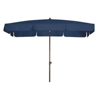 Doppler WATERPROOF III Sonnenschirm wasserdicht & höhenverstellbar blau 185 x 120cm