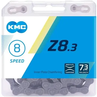 KMC Z8 1/2" x 3/32" 114 Glieder Silber/Grau