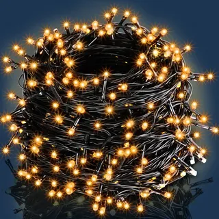 monzana MONZANA® Lichterkette 400 LED 40m Innen Außen IP44 Stromsparend Stecker Leuchtkette Weihnachten Weihnachtsbeleuchtung Weihnachtsdeko Girlande Warmweiß