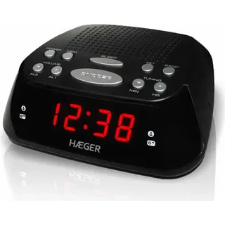 Haeger Snooze Digitaler Wecker rot