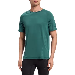 Laufshirt ENERGETICS "HE.-T-SHIRT ELLAZOR II SHORT SLEEVE M", Herren, Gr. S, blau petrol, blau aqu, Jersey, Obermaterial: 92% Polyester, 8% Elasthan, unifarben, Basic hüftbedeckend, Rundhals, Raglanärmel, Shirts Laufshirt, Basic Passform, kurze Ärmel, für Erwachsene, mit Rundhalsausschnitt