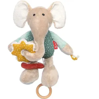 Sigikid Aktiv-Elefant 0-12 Monate 30 cm Grau