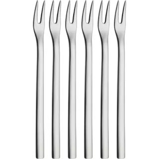 WMF Nuova Bowlegabel Set 6-teilig, Picker 12,5 cm, Cromargan Edelstahl poliert, spülmaschinengeeignet