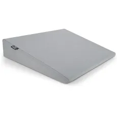 Brandsseller Sitzkeilkissen Stuhlkissen Autositzkissen Bürostuhlkissen - 38 cm x 38 x8/2 cm Grau