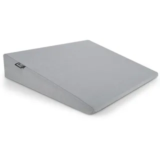 Brandsseller Sitzkeilkissen Stuhlkissen Autositzkissen Bürostuhlkissen - 38 cm x 38 x8/2 cm Grau