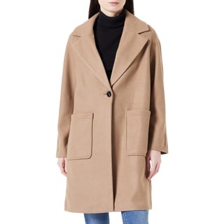 Only Women's ONLNEWVICTORIA Life Coat CC OTW Mantel, Simply Taupe/Detail:Melange, S