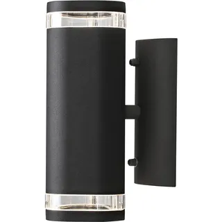 Konstsmide Außenwandleuchte Aluminium 9cm x 14,5cm x 23,5cm GU10 2x35W schwarz