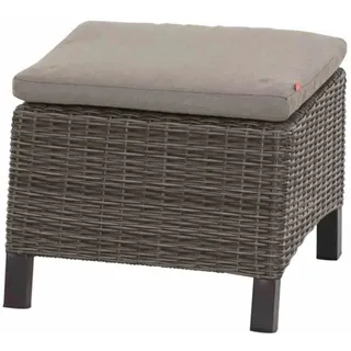 Siena Garden Corido Gartenhocker 54 x 50 x 40 cm grau