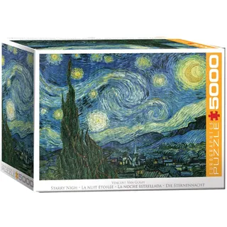 EuroGraphics- Sternennacht Von Van Gogh, 5000 Stück Puzzle, Mehrfarbig (8520-1204)