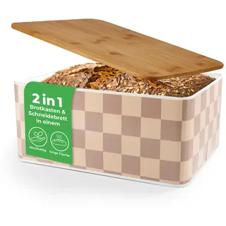 Lumaland Brotkasten Metall Weiß