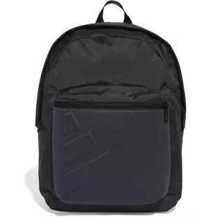 adidas Unisex ESSENTIALS EMBOSSED LOGO BACKPACK, carbon, One size