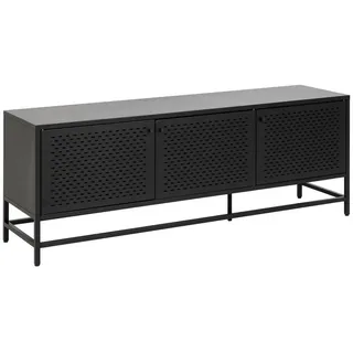 Mid.you Sideboard , Schwarz , Metall , 160x60x40 cm , Reach , Kleinmöbel, Kommoden, Sideboards