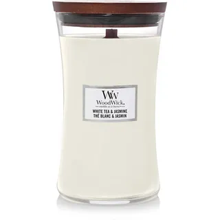 Woodwick White Tea & Jasmine Duftkerze 609,5 g
