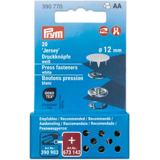 Prym Jersey, Nieten-Druckknopf-Verschluss