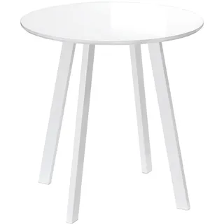 Homcom Esstisch Ø 72 cm weiß